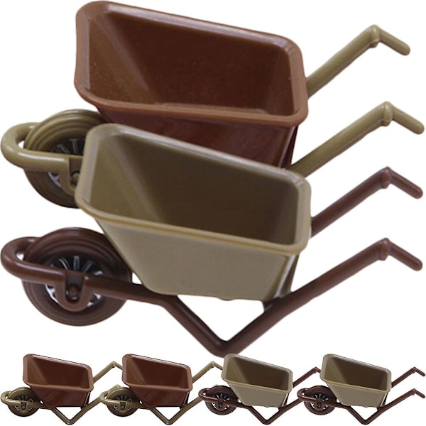 6 kpl Miniatyyripyöräkuorma-autolelu Mini Pyöräkuorma-automalli Piha Puutarha Tarvike