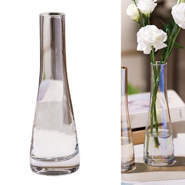 Glass Vase Dekor Smalmunnet Glassvase For Bar Bursdagsgave Stue Klar