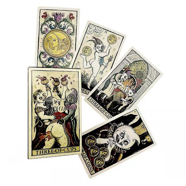 Trionfi della Luna Illustrerte Tarotkort Orakelkort