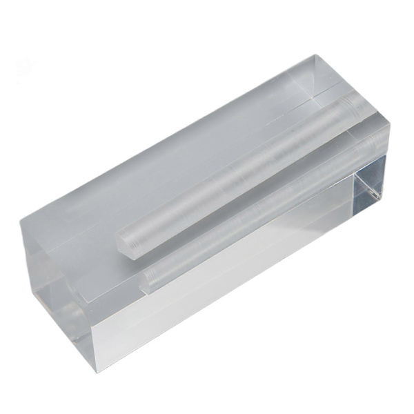 Akryl Blomsterdisplaybase for Hjemmeromdekorasjon Transparent Rektangulær Roseholder