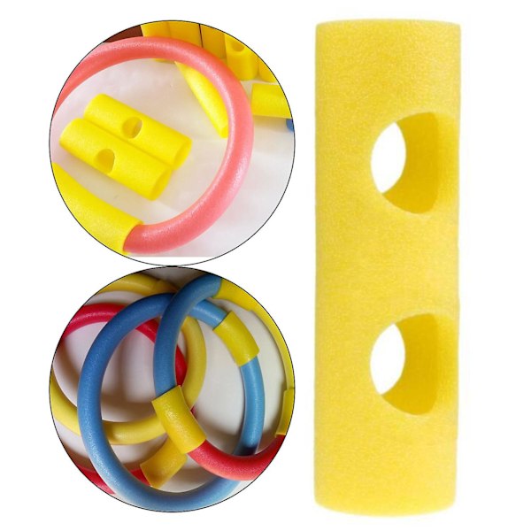 6x Pool Noodle Hulletforbindelse Svømmepølse Flydelegeme Bygger 2 Hul