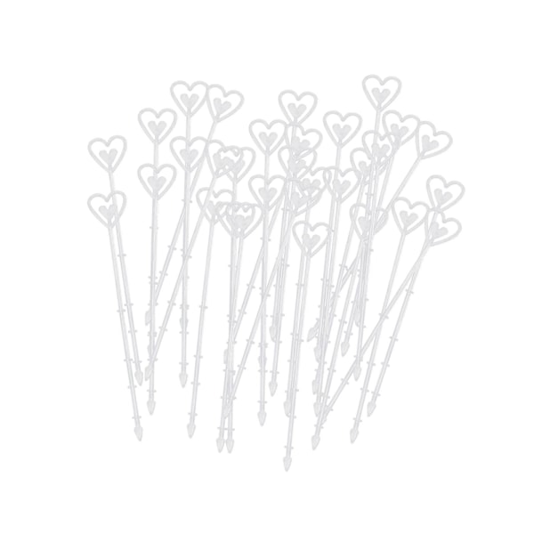 100 stk. KortHoldere Bordnummerholder Blomsterdekor Menu Memo Clips
