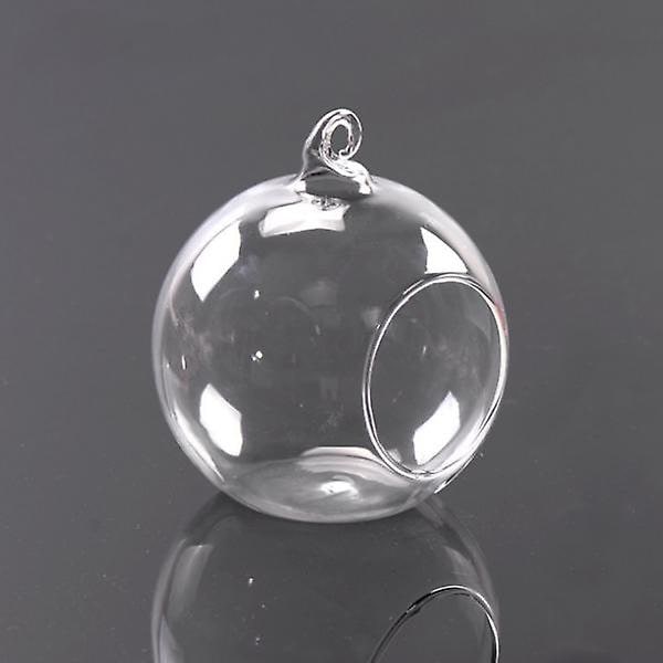5 stk Glass Mini Blomstervaser Ballformet Hage Bryllup Hjem Decor Gave Sett