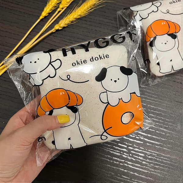 Brödsmör Squishy, Långsamt stigande Squishy, Julklappsstrumpor, Stressbollar, Stresslindring och Fidgetleksaker för ADHD
