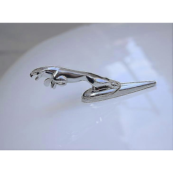 Jaguar 3D-emblemi auton etuosan huppuun, kromattu kotka-merkki auton tarvikkeet Jaguar XF XJ XE XK XKR XFL XJS E:lle