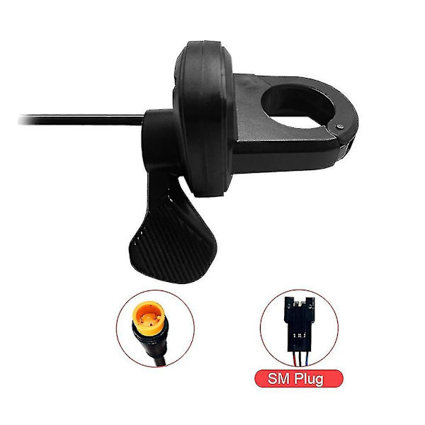 Ebike Tommelgass -008 Fingergass 24v 36v 48v 60v 72v Universal Høyre Tommelgass, sm Con