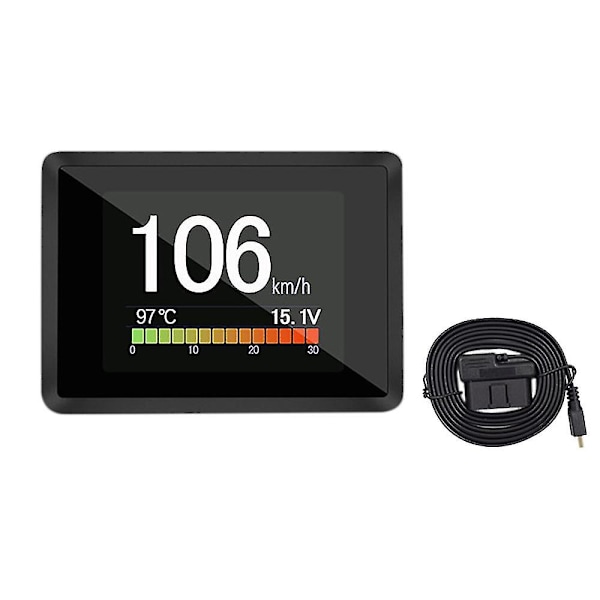 För Bil A203 Obd2 Bordsdator Bil Digital Dator Resvisning Hastighet Förbrukning Mätare Obd2