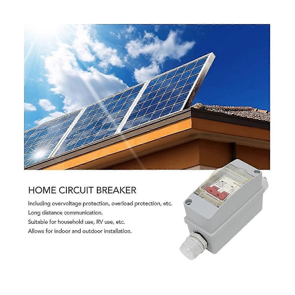 32a 500v Pv Dc Avbrottsbrytare 2p Solström Sänka Lastväxling Luftbrytare Miniatyrkrets