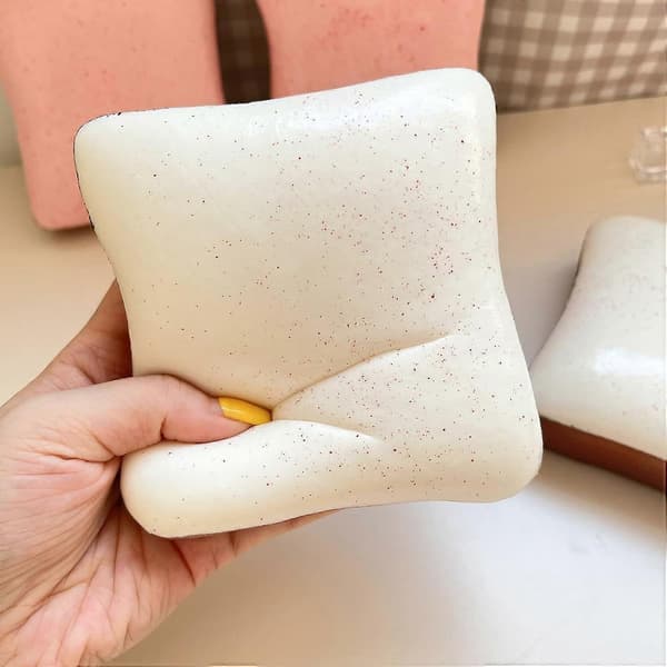 Brödsmör Squishy, Långsamt stigande Squishy, Julklappsstrumpor, Stressbollar, Stresslindring och Fidgetleksaker för ADHD