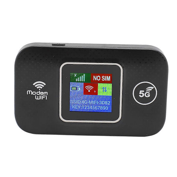 4G LTE Mobilt WiFi Hotspot med SIM-kortsplats för Asiatisk Färgskärm Bärbar WiFi Router Trådlös Internet Router Enheter