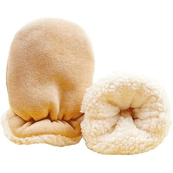 Babyvotter med Sherpa-fôr i fleece, 0-24 måneder, vinter