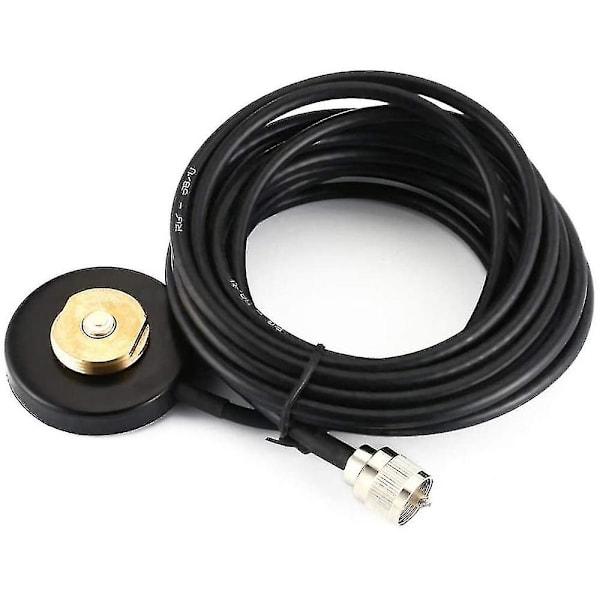 Oppxun Mini Dobbelt bånd VHF UHF -N2RS Antenne med magnetisk montering 5m RG316 kabel til bil Mobi-xinhan