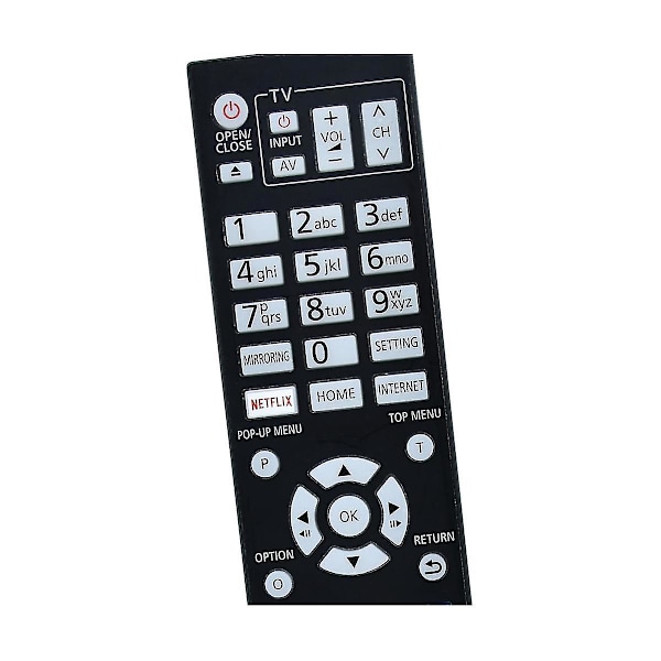 TV-fjernkontroll for DMP-UB700 DMP-UB704 N2QAYA000172 DP-UB9000 DP-UB9000-K DP-UB9000EBK