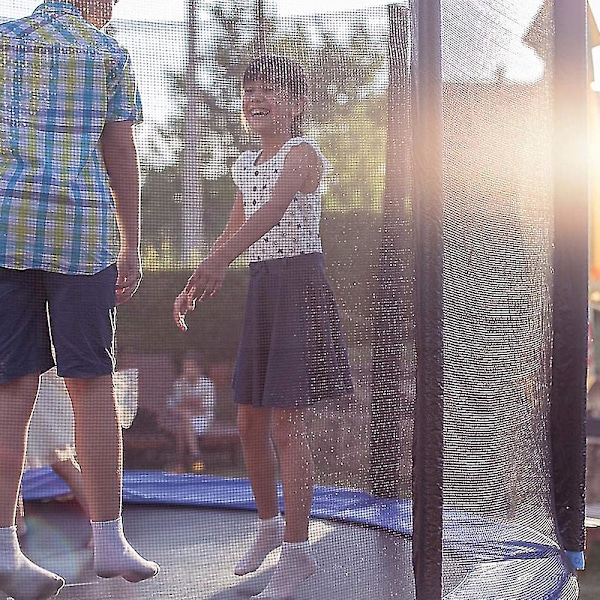 Barnens 6ft Trampolin Nät med Dragkedja Dörr Inhägnad (exklusive hopfällbara sängar)
