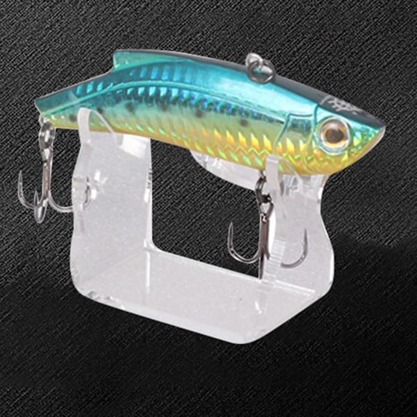 Fiskespölshållare för visning, fiskeutrustningshållare, hjulförvaring, klar, robust akryl, samling, reservdelar, droppformad hjulhållare