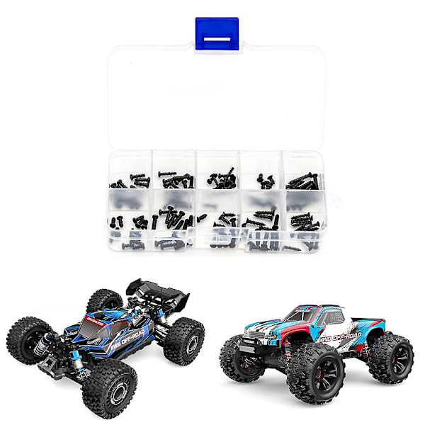 MJX H16 16207 16208 16209 16210 Metall Skruer Festemidler Kit Reparasjonsverktøy 1/16 RC Bil Reservedeler Oppgradering