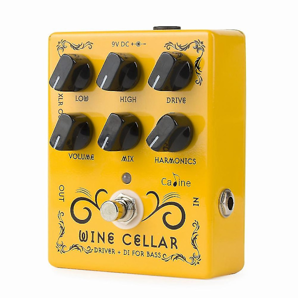 -60 Driver+di För Basgitarr Pedal Effekt Gitarrtillbehör Mini Pedal Gitarrdelar