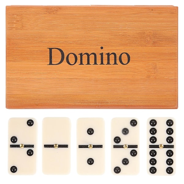 1 Sett Dominoer for Hjemmet - Interessante Domino-Blokker, Interaktivt Simulert Antikke Dominoer