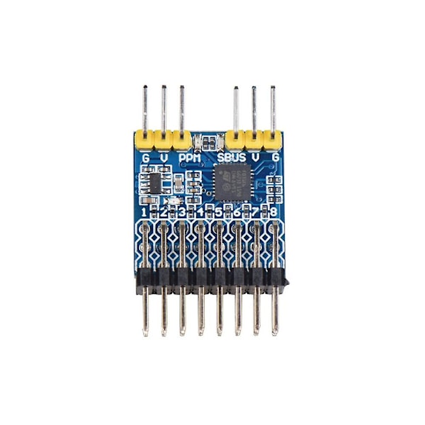 JHEMCU SPP 8CH Signaalimuunninmoduuli Tukee SBUS PPM PWM -lähtöä Vastaanottimelle
