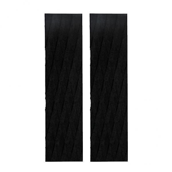 2x2 Stycken Eva Skimbräda Traction Pad Bar Grepp Sup Surfbräda Shortboard Svart