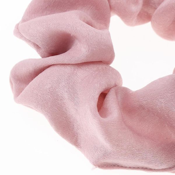 Silk Feel -hiuspanta Elastisilla Hiustarrat Pehmeä Hiusnauha Poninhäntäpidike Vaaleanpunainen