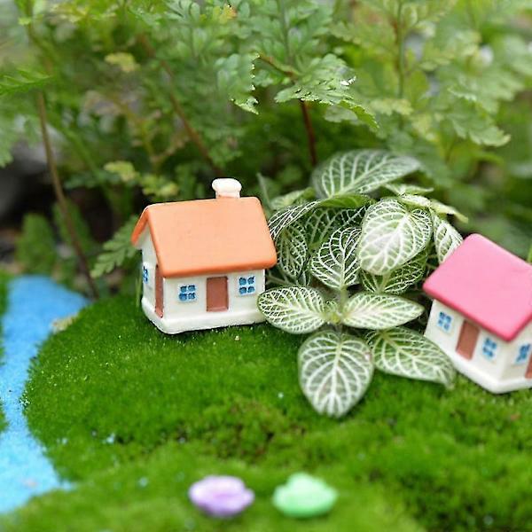 3 st Miniatyrhus Ornament Kit, Miniatyr Ornament för DIY Dockhus Dekoration Fairy Garden Växt Dekor