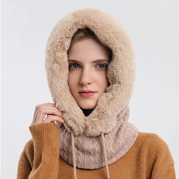 Lue for kaldt vær - beige