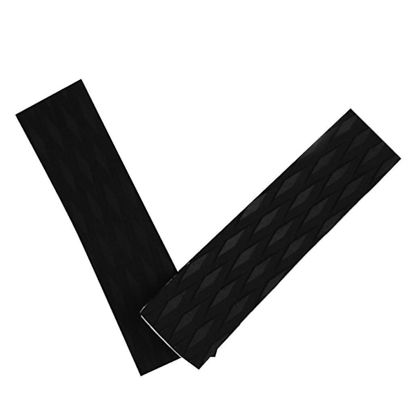 2x2 Stycken Eva Skimbräda Traction Pad Bar Grepp Sup Surfbräda Shortboard Svart