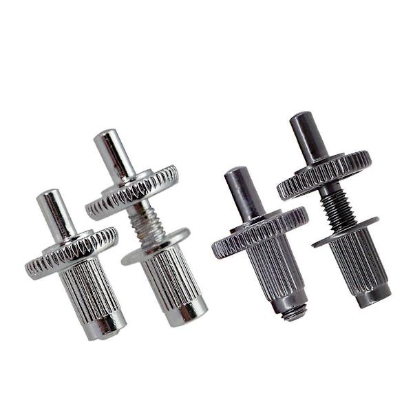 2x2x Gitarrbrostödsstift Ankare för LP Epi Gitarrbro Silver