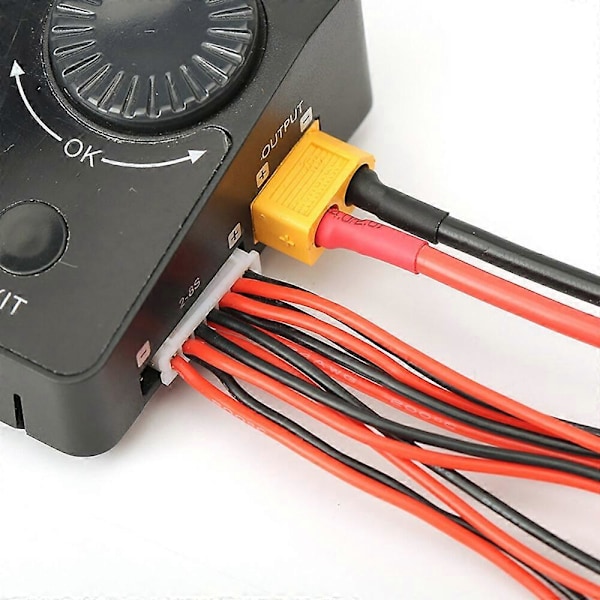 UNA6 A9 Laddare 6CH 1S Balanshuvud Adapterkabel JST/PH2.0 Kontakt för F110/F121 Flygplansbatteri