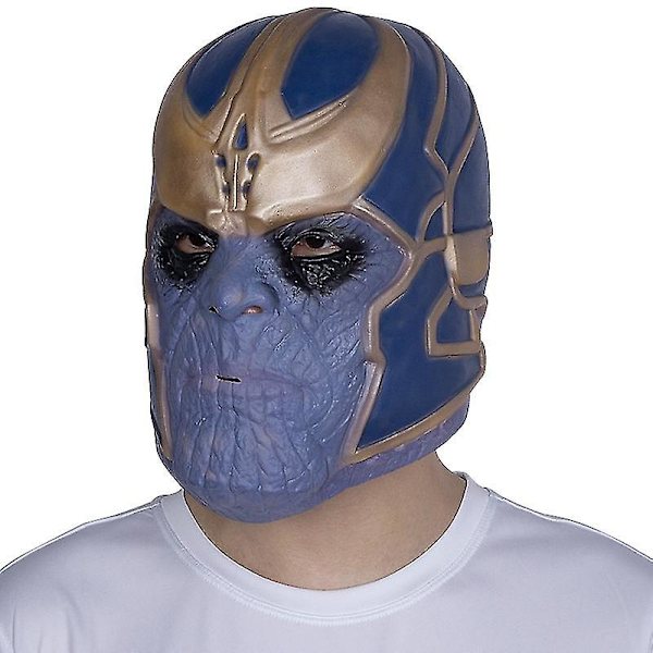 Vuxen Thanos Mask Latex Helmask Infinity War Mask Hjälm Halloween Maskeradfest Kostymtillbehör