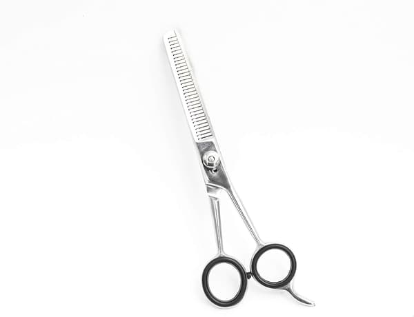 Frisørsaks for tynning, trimming, styling og teksturering av hår - rustfritt stål
