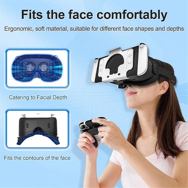 VR-kuuloke mallille/ 3D Switch VR Labo -lasit kuuloke