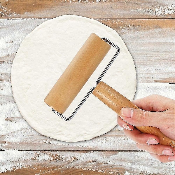 Taikina-rullansarja Puinen Kaulimen Leivontakeittiövälineet Leivonnaisiin, Tortilloihin, Pizzaan, Kekseihin Ja Muuhun (tyyppi 1)
