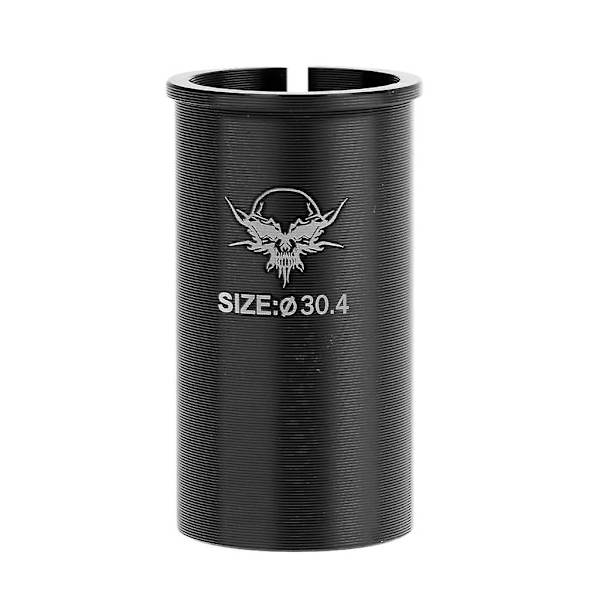 27,2 mm Sadelstolpe till 30,4 mm Cykel Sadelrör Hylsa Adapter - 60 mm Svart