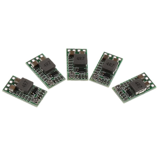 5 stk Mini DC-DC 4-24V12V24V til 5V3A Strømmodul 97,5 for Bil