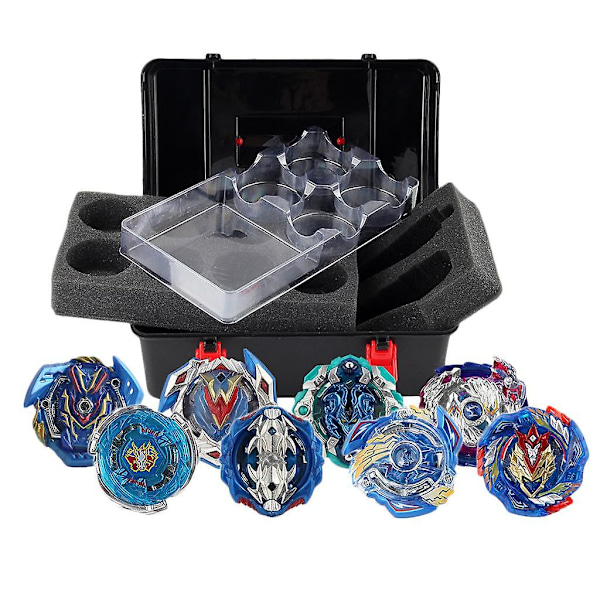Portabel Box Burst Set Snurra Topp Grepp Släpp Fall för Barn Jy8801-01