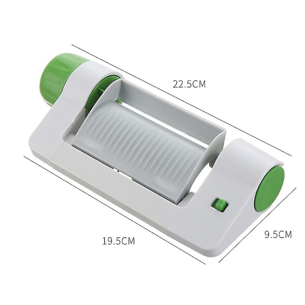 Veggie Sheet Slicer Skalare Skärare Spiralizer Potatisrullar 1st - Vit
