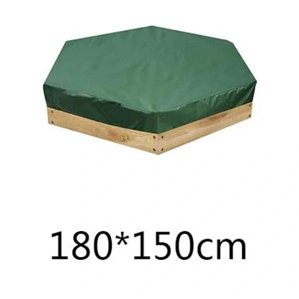 180*150cm - Sekskantet bunker-teppe