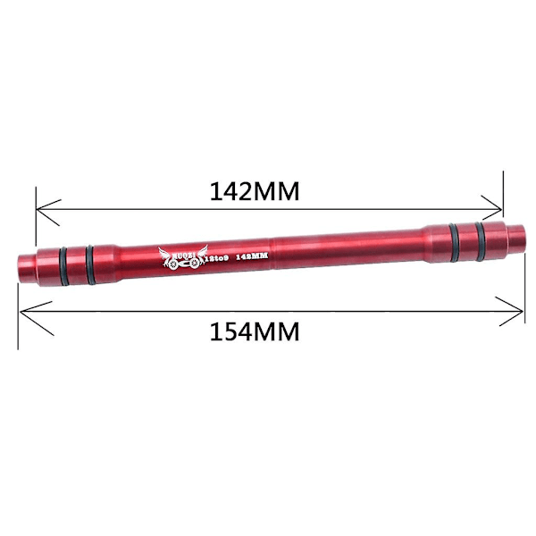 2 st Cykel 12 till 9 mm Genomgående Axel Snabbkoppling Navkonverteringsspärr