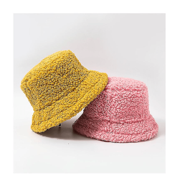Lammasnahka-Imitoiva Kalastajan Hattu Talvi Lämmin Teddy-Sametti Hattu Beanie Kalastajan Hattu - Khaki