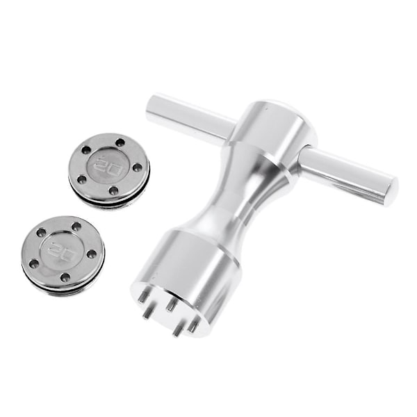 2 stk. Golf Custom Vægte + Nøgle til Scotty Cameron Puttere 20g Sølv