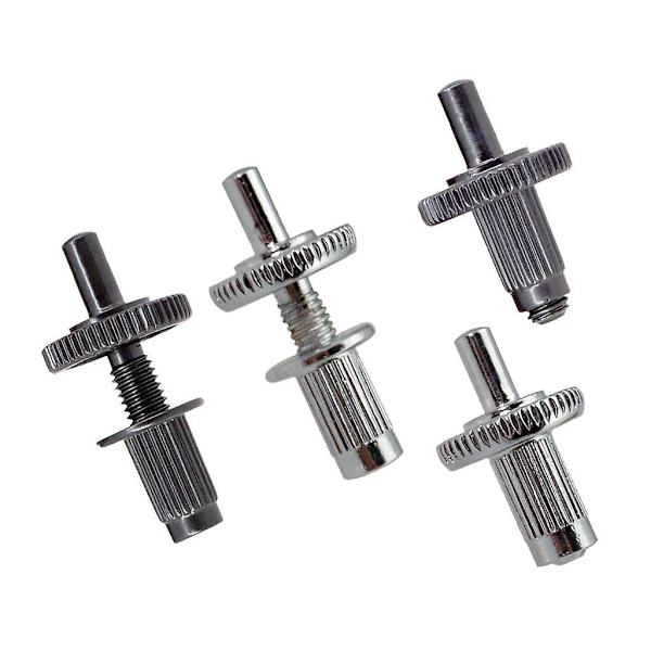 2x2x Gitarrbrostödsstift Ankare för LP Epi Gitarrbro Silver