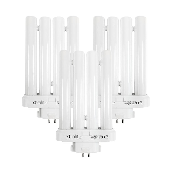 Xtralite 27w Daglyslys-erstatningslampe for høy synsleselamper, 4-pinners Gx10q-4 Quad Tube (6500k)