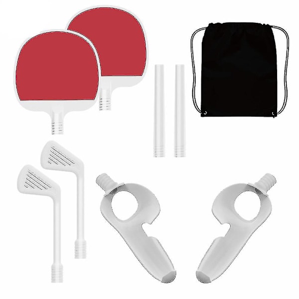 Jys Jys-mq009 Bordtennisracket Golf Adapter Kontroller Grepp Stick för Meta Quest 3
