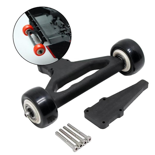 Metal Nylon RC Bil Hovedhjul Løft Hovedstang 1:5 Tilbehør Nem Installation Sort