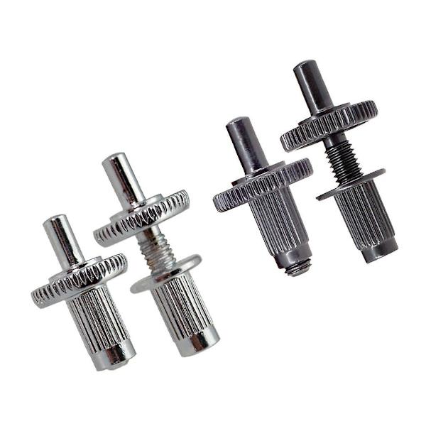 2x2x Gitarrbrostödsstift Ankare för LP Epi Gitarrbro Silver