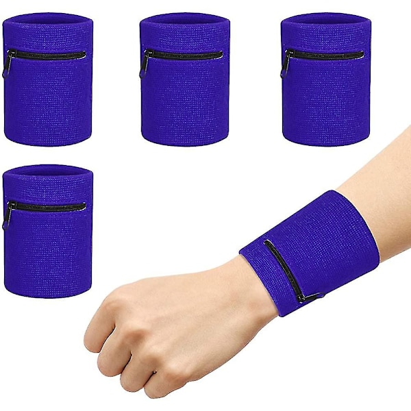 Sports Wristband With Zipper