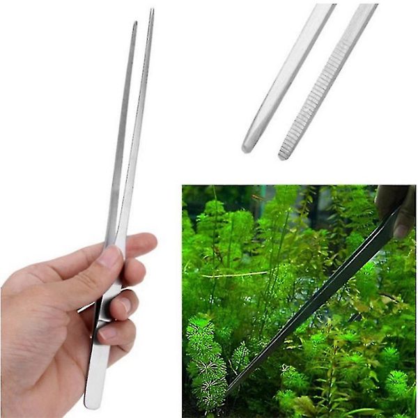Akvarietång - Skjuvtång, Spatel - Rostfritt Stål, Akvatiska Växter, Aquascaping Verktyg för Akvarium
