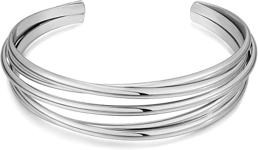 Justerbart tåreformet gullarmbånd for kvinner – Dristig åpent armbåndsdesign